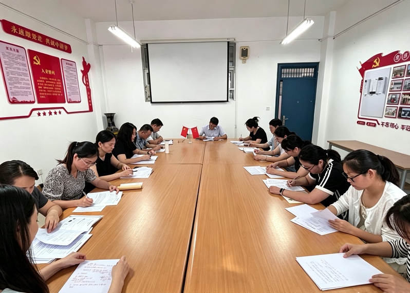 附属学校召开七、八年级期末学业评价质量分析会
