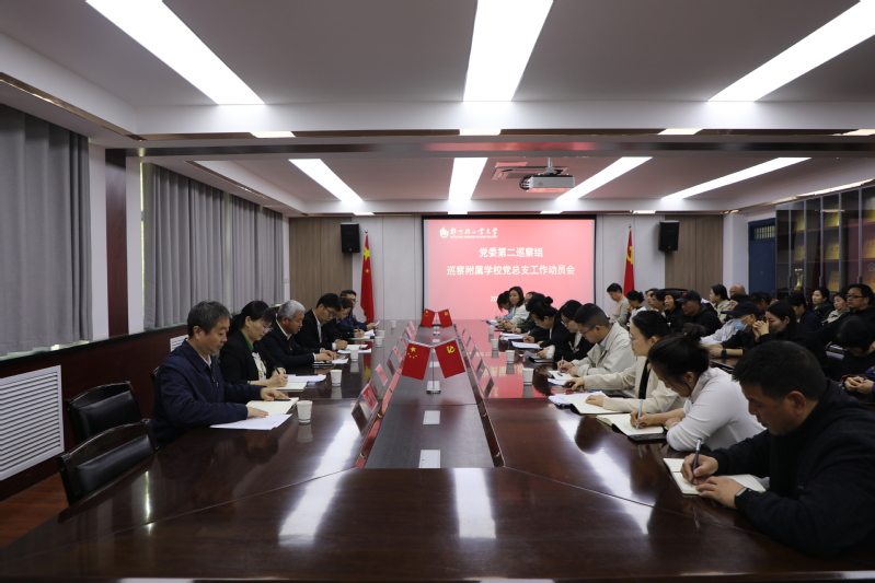 党委第二巡察组巡察附属学校党总支工作动员会召开
