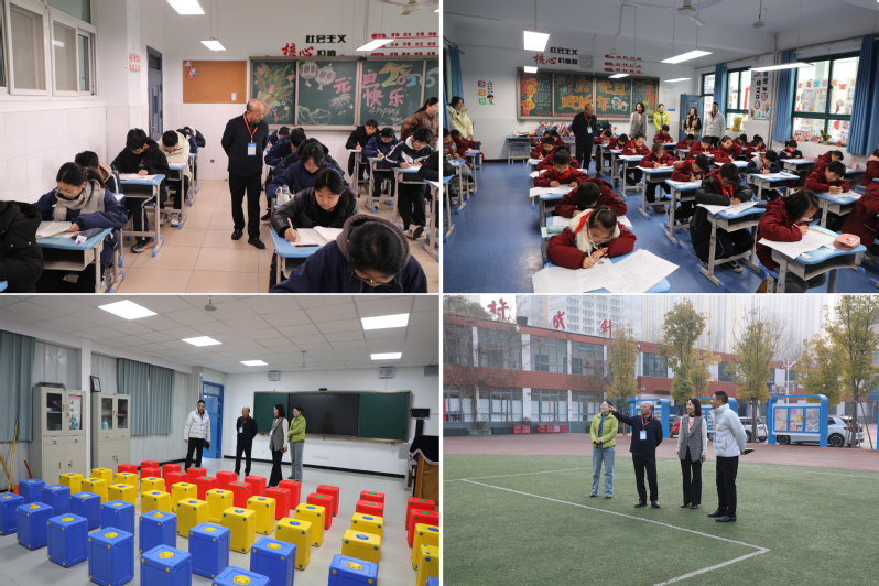 副校长王延峰到附属学校调研指导期末工作